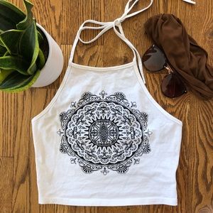 Boho Cropped Tank